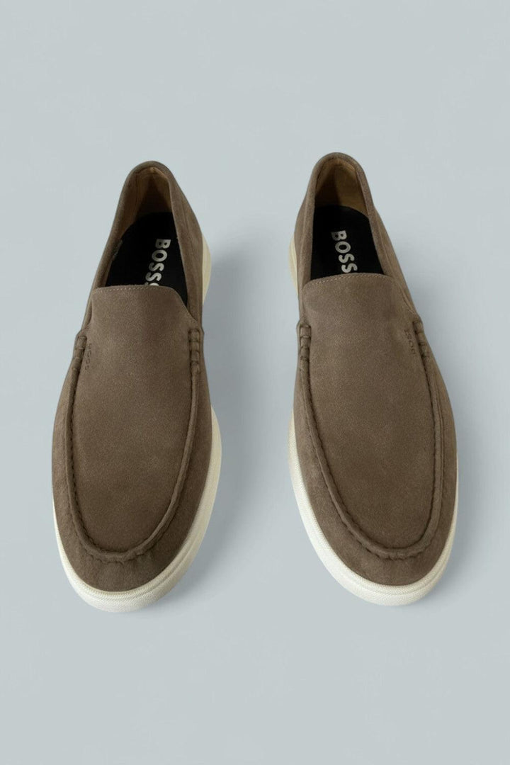 Men’s Sienne Slip On Moc Toe Loafers - Medium Beige - 12 - Loafers