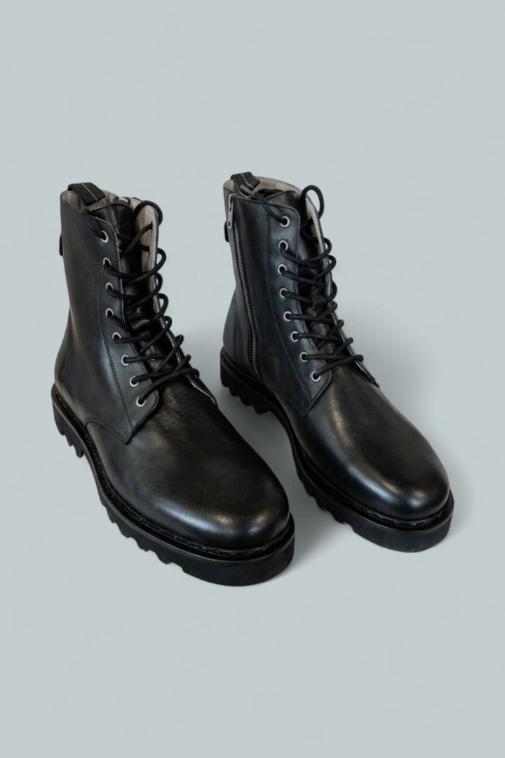Men’s Skiff Military Boots - Black - Boots