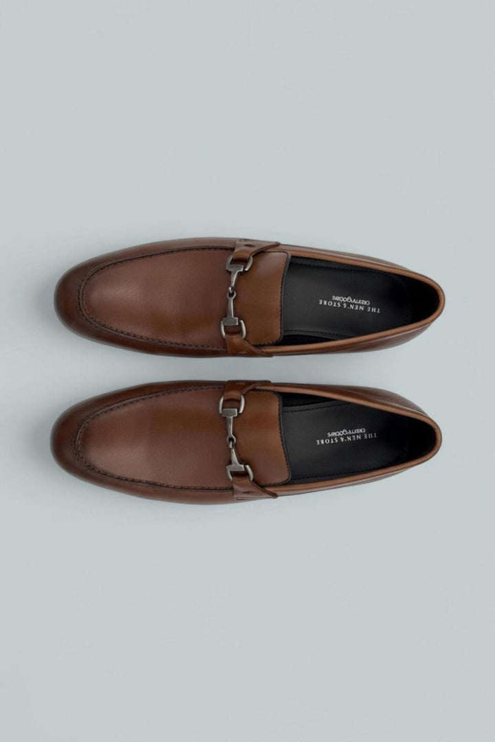 Men’s Slip On Bit Loafers Exclusive - Cognac - Loafers