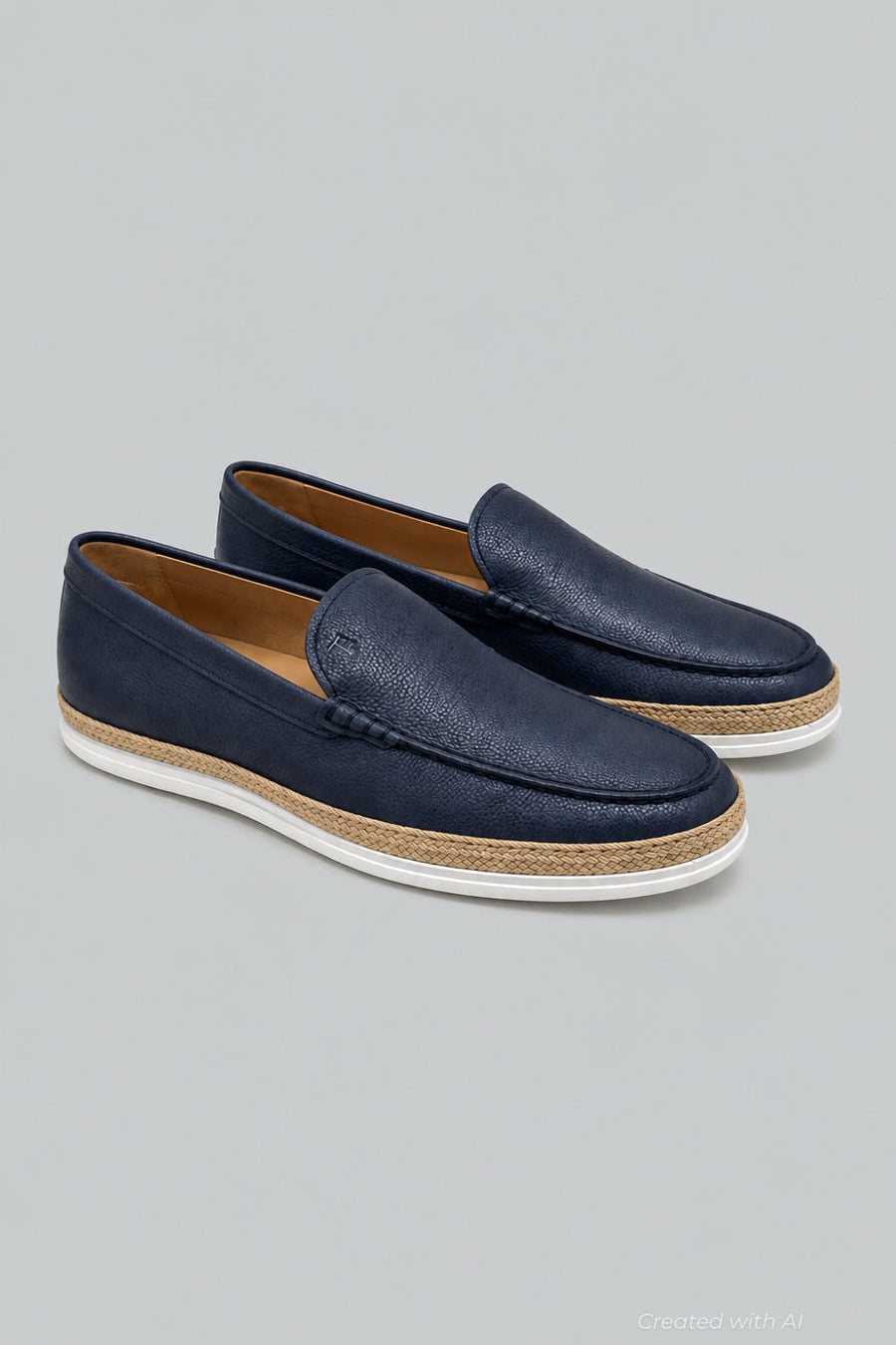 Men’s Slip On Loafers - Blue - Loafers