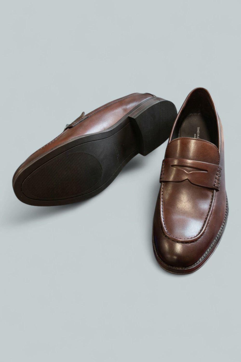 Men’s Slip On Penny Loafers Exclusive - Brown - Loafers