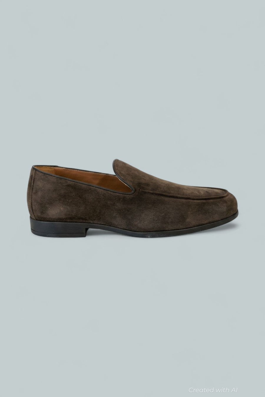 Men’s Sonny Suede Loafers - Dark Brown - Loafers