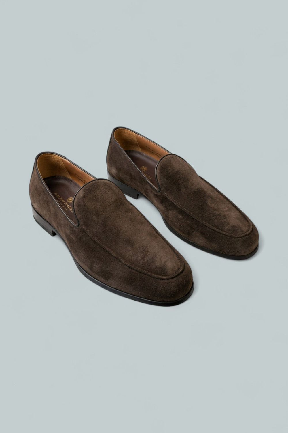 Men’s Sonny Suede Loafers - Dark Brown - Loafers