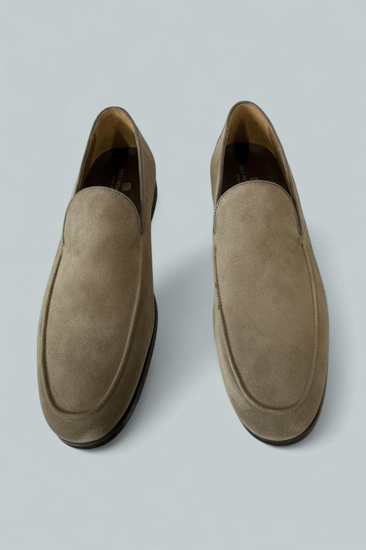Men’s Sonny Suede Loafers - Sand Suede - 12 - Loafers