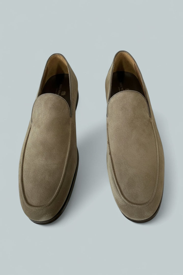 Men’s Sonny Suede Loafers - Sand Suede - 12 - Loafers