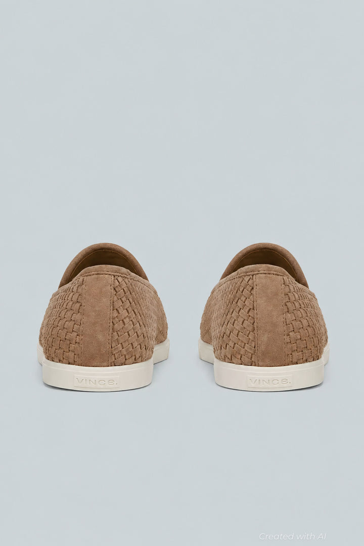 Men’s Sonoma Suede Basketweave Loafers - New Camel - 8.5 - Loafers