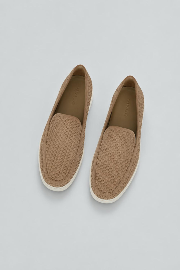 Men’s Sonoma Suede Basketweave Loafers - New Camel - 8.5 - Loafers