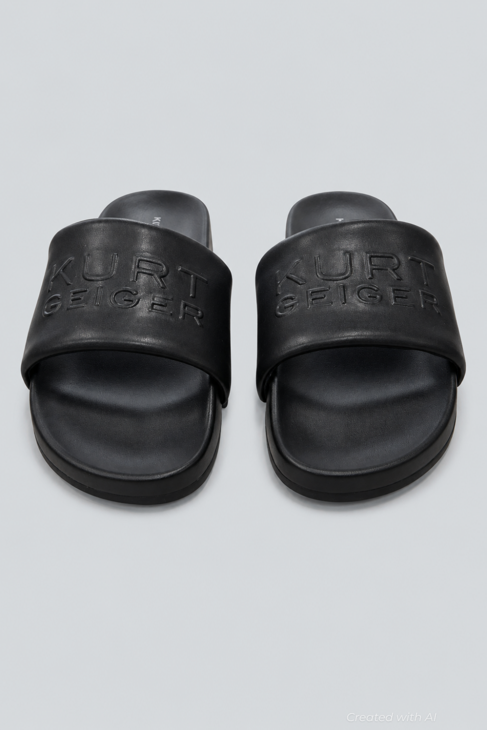 Men’s Stacked Slide Sandal - Black - 10 - Sandal