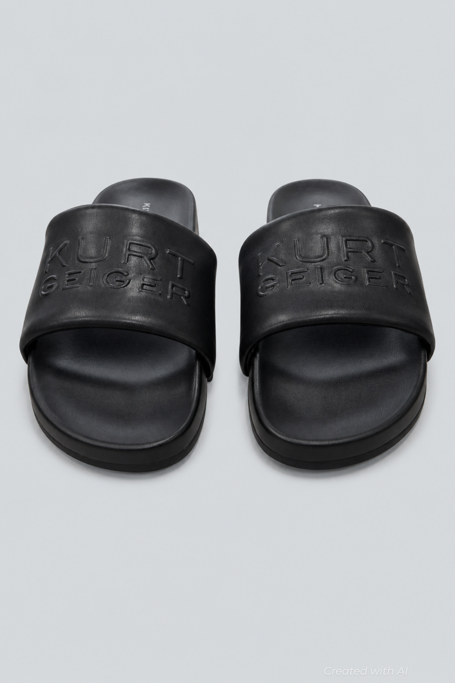 Men’s Stacked Slide Sandal - Black - 10 - Sandal