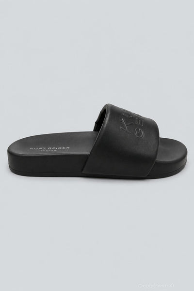 Men’s Stacked Slide Sandal - Black - 10 - Sandal
