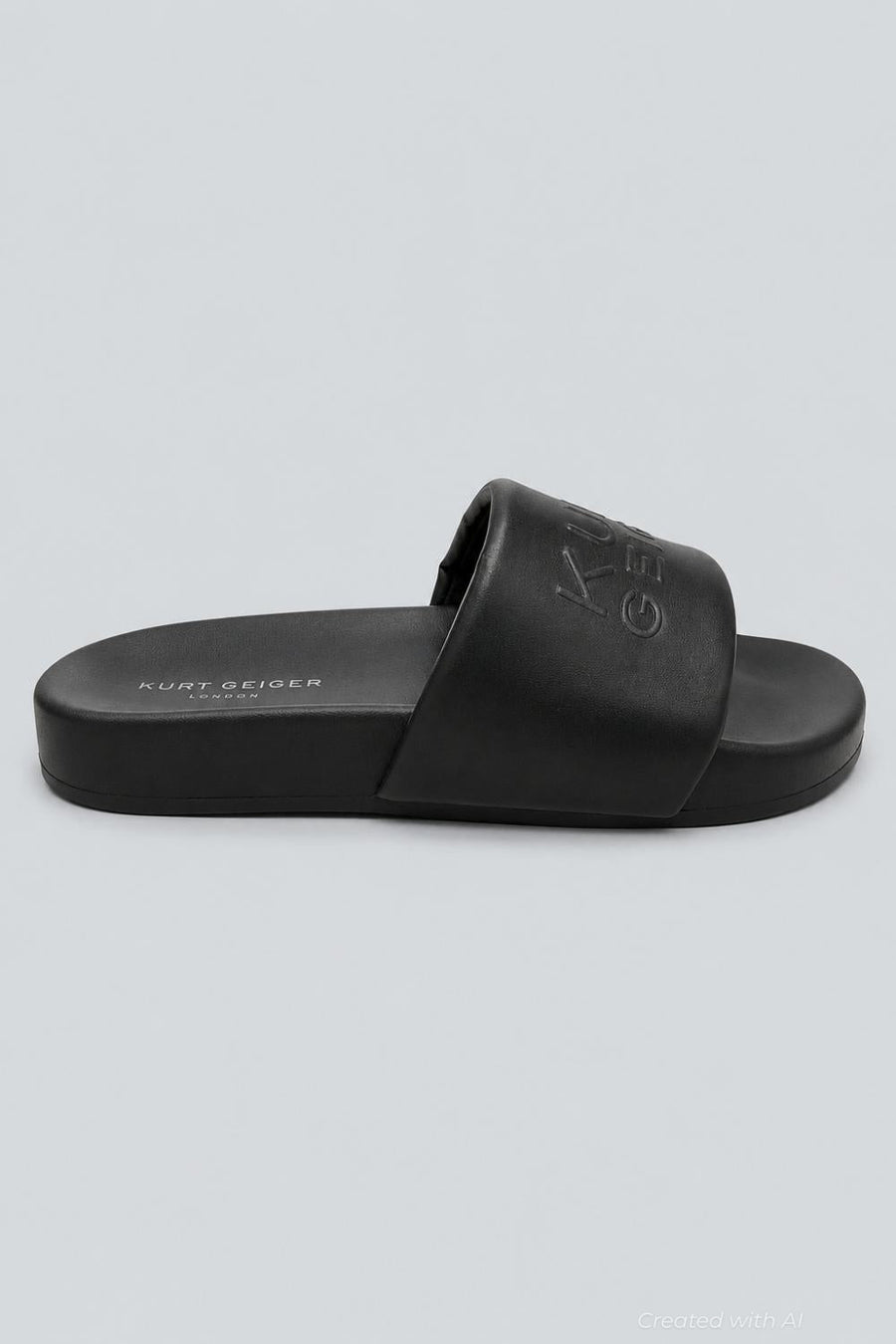 Men’s Stacked Slide Sandal - Black - 10 - Sandal