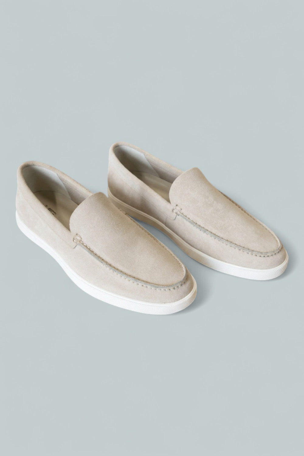 Men’s Suede Sonoma Moc Toe Loafers - Moonlight - 8 - Loafers