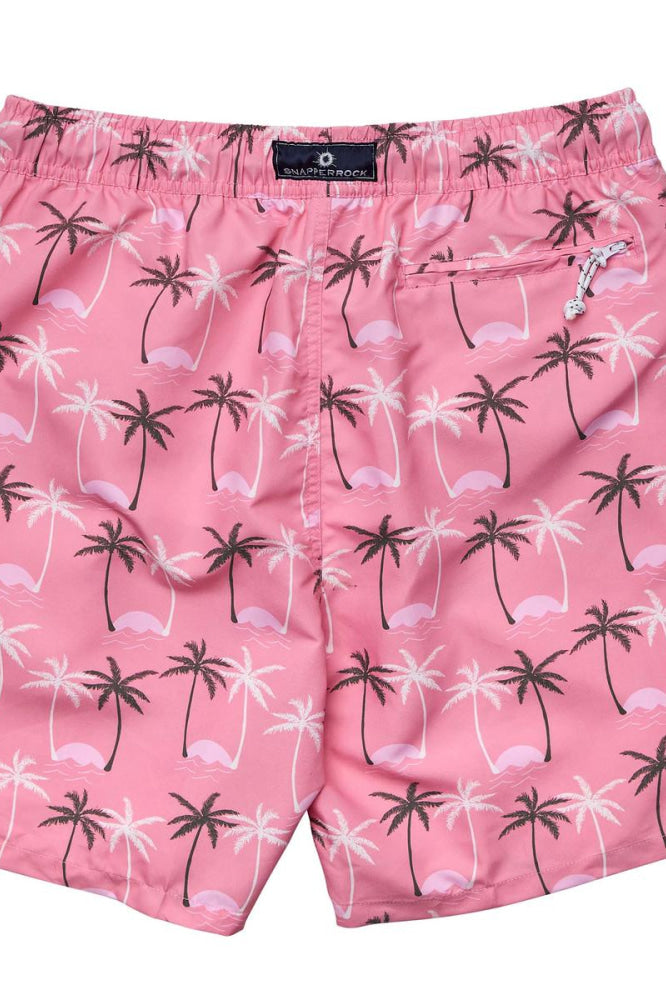 Mens Sustainable Volley Board Short - Palm Paradise - Board Short