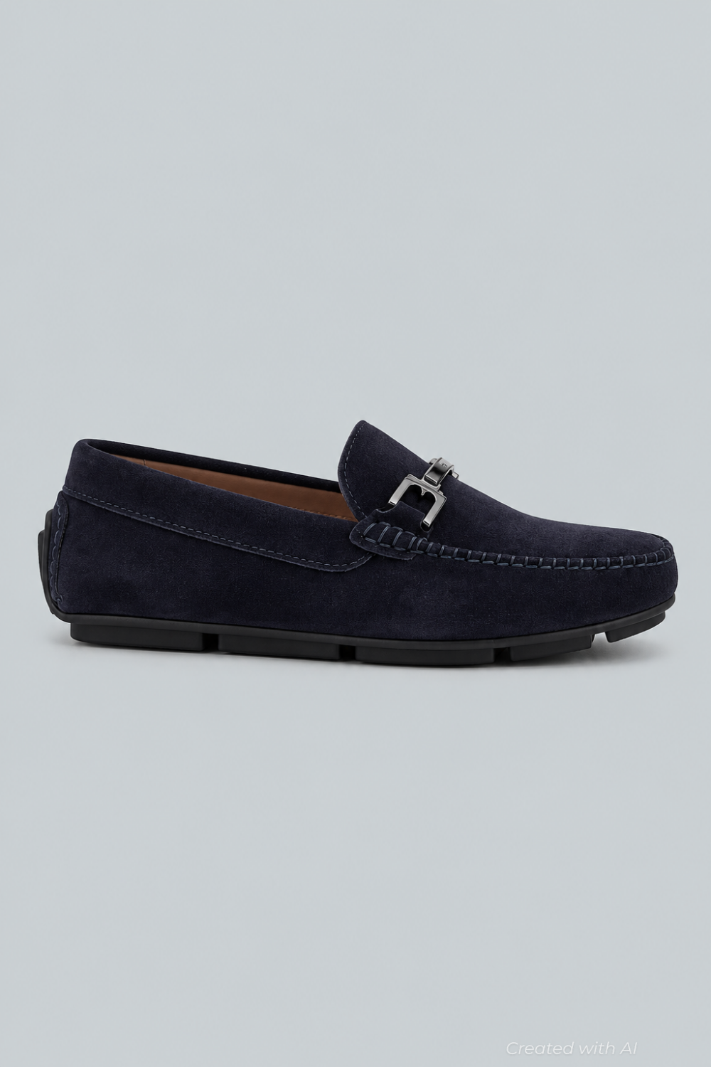 Men’s Taso Bit Drivers - Navy Suede - 9.5 - Loafers