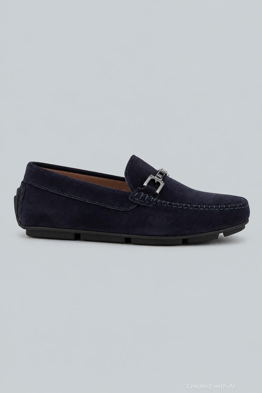 Men’s Taso Bit Drivers - Navy Suede - 9.5 - Loafers