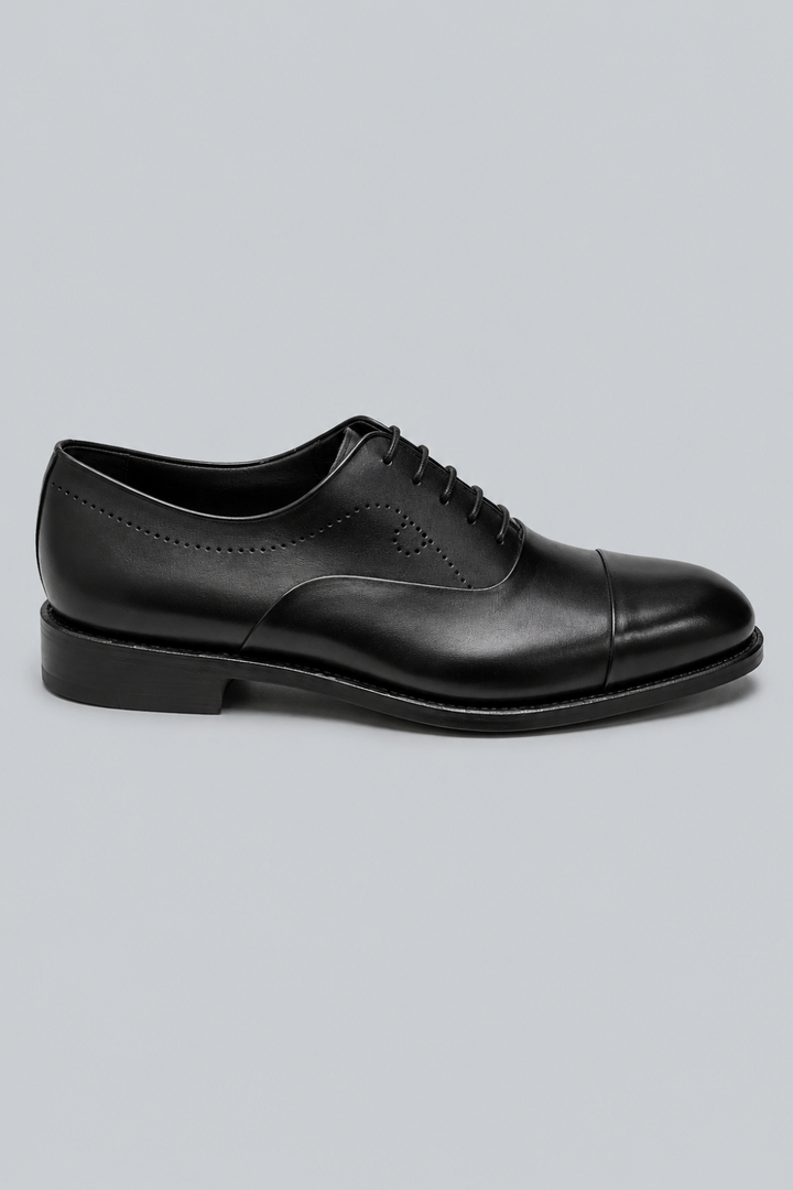 Men’s Tramezza Oxford With Toe Cap - Black - 10 - Oxford