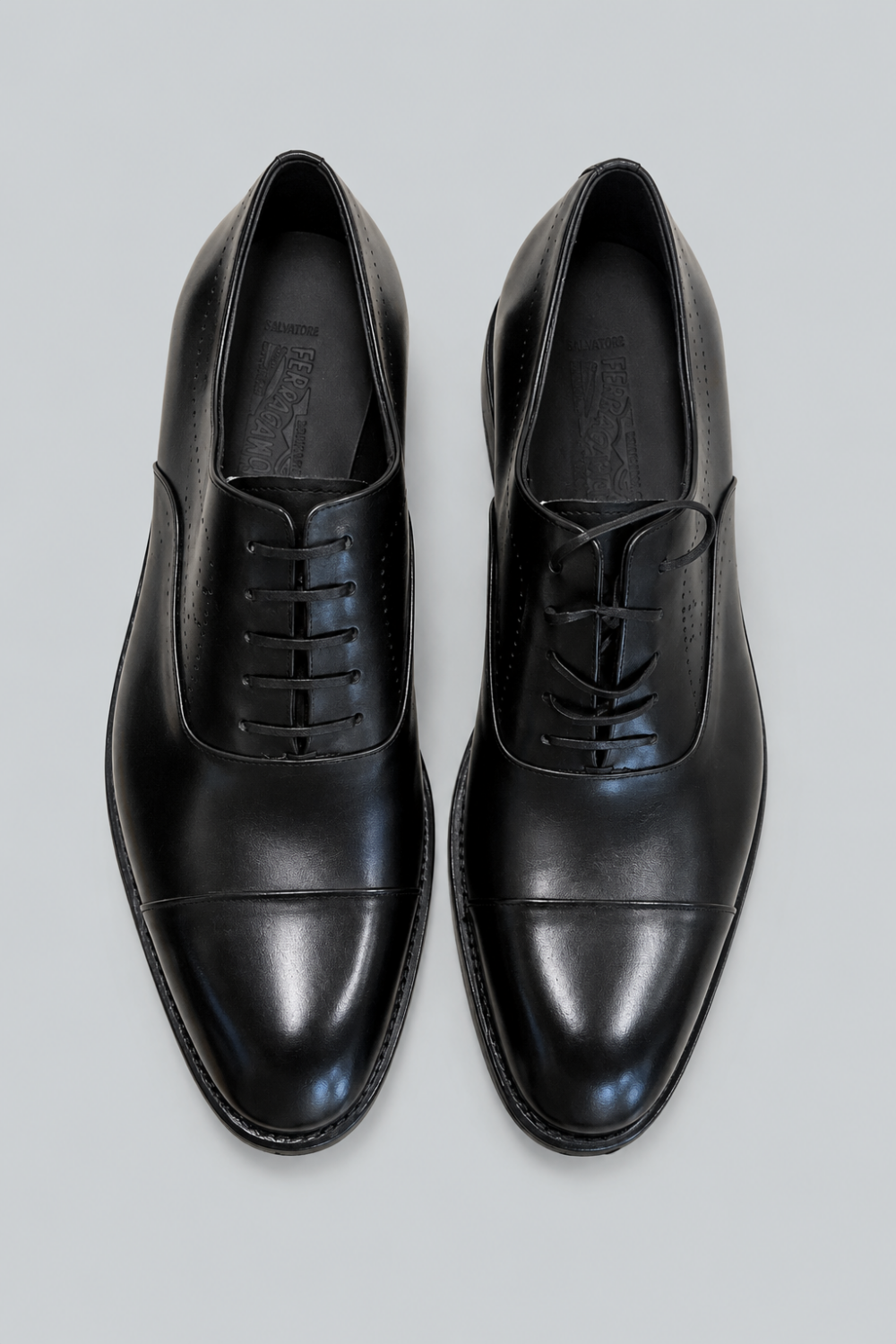Men’s Tramezza Oxford With Toe Cap - Black - 10 - Oxford