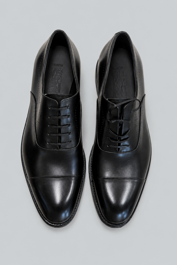 Men’s Tramezza Oxford With Toe Cap - Black - 10 - Oxford