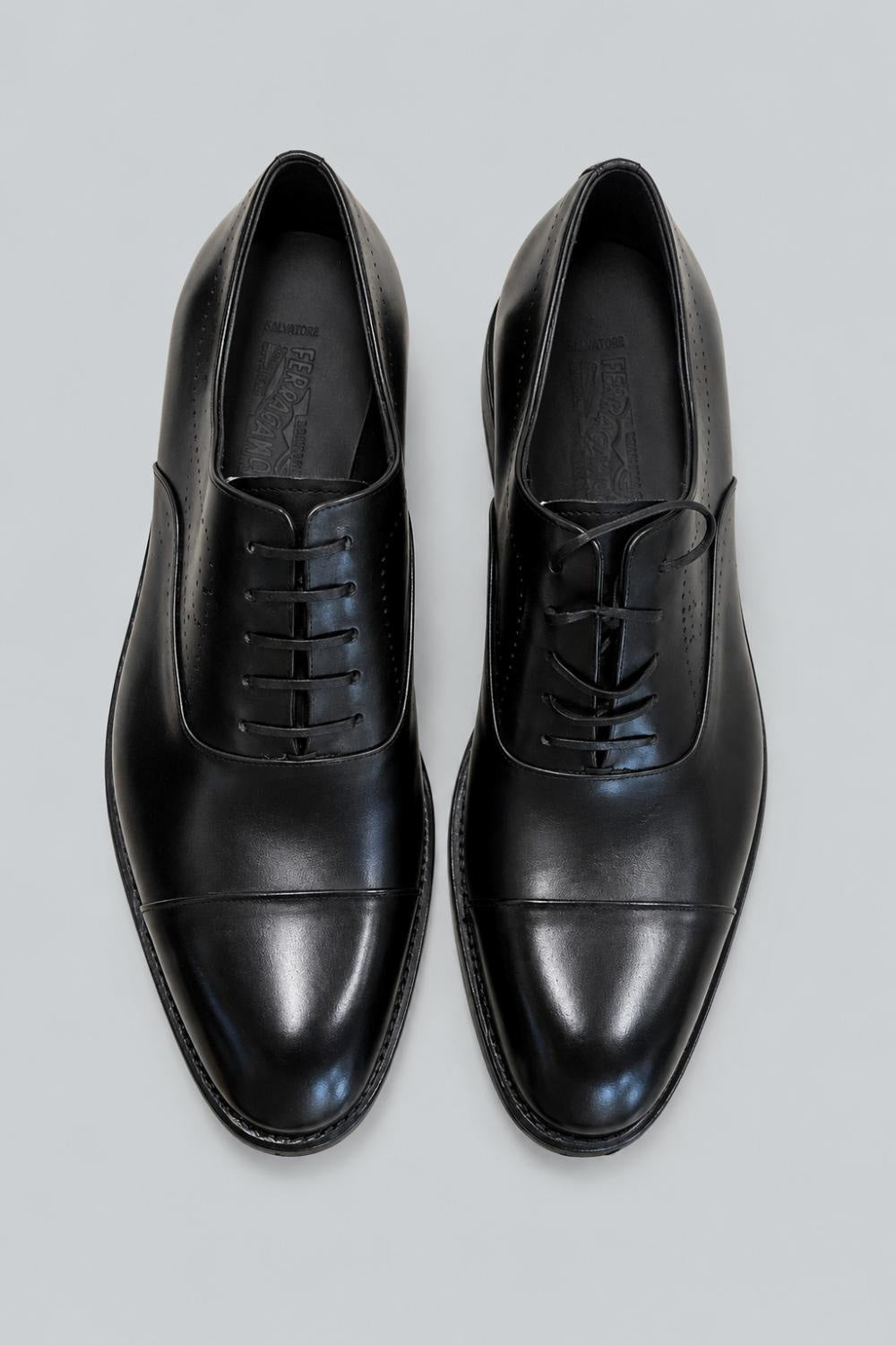 Men’s Tramezza Oxford With Toe Cap - Black - 10 - Oxford