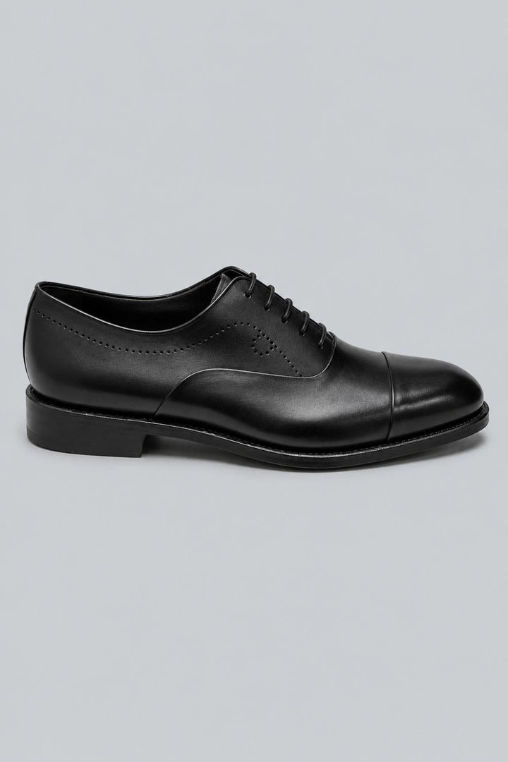 Men’s Tramezza Oxford With Toe Cap - Black - 10 - Oxford