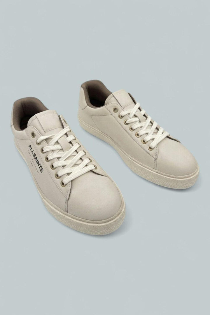 Men’s Underground Leather Low Top Sneakers - Triple White - Sneaker