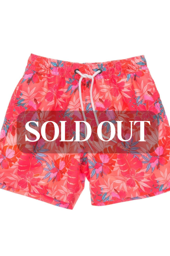 Mens Volley Board Short - Tropical Punch - Board Short