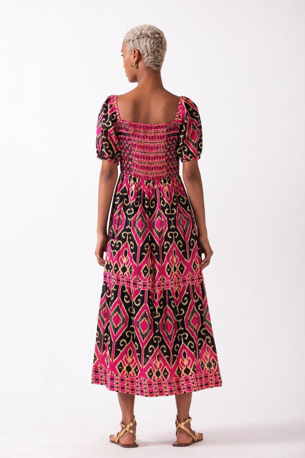 Merris Midi Dress - Black - Dresses