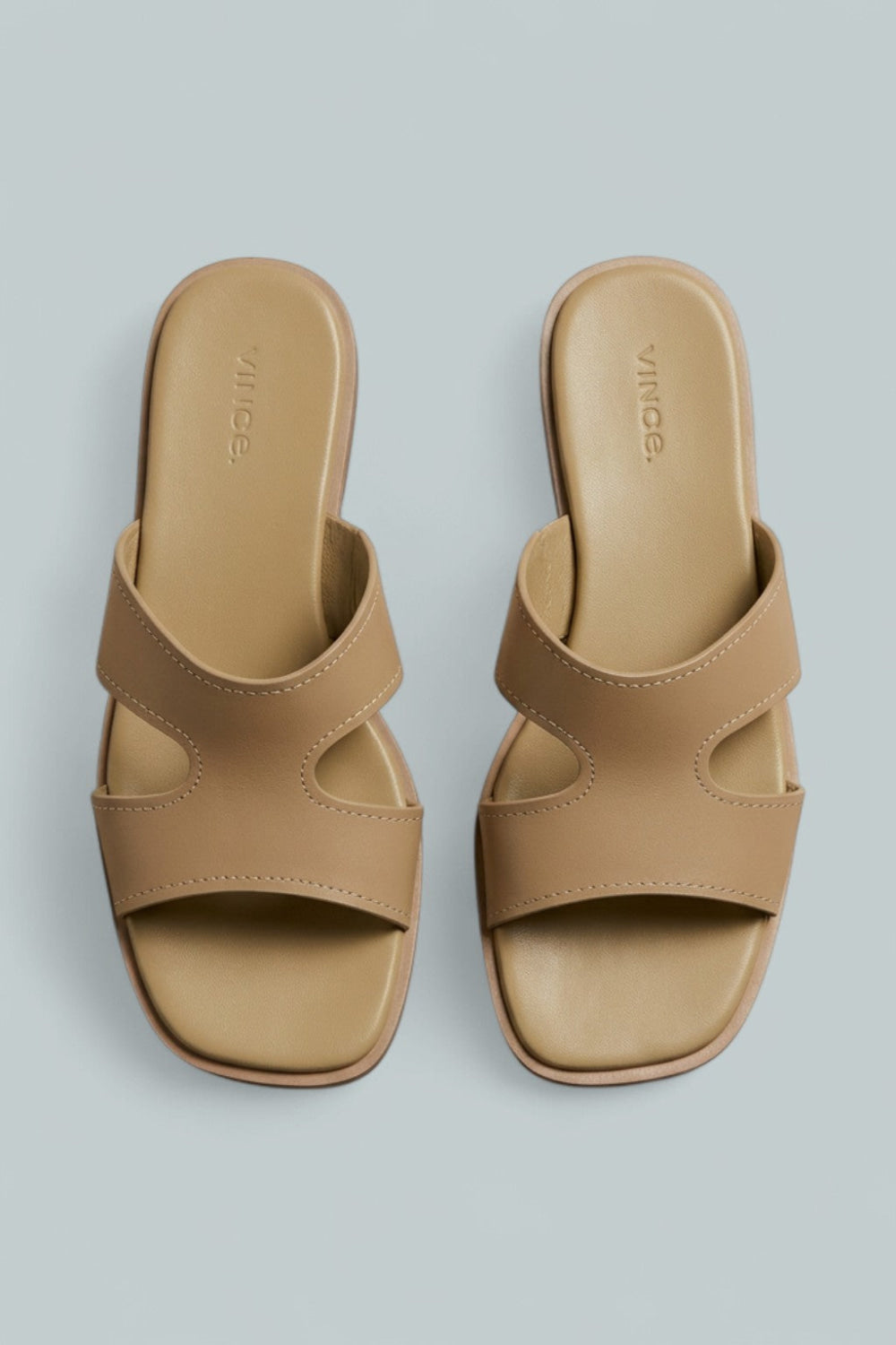Meyers Leather Slide - Brown - US 6 - Sandal