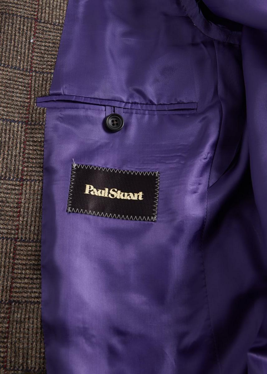 Wool Parquet Jacket - Taupe