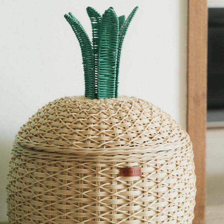 Pineapple Storage Basket - Natural