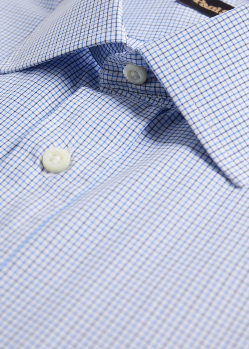 Micro Graph Check Dress Shirt - Blue - Dress Shirt