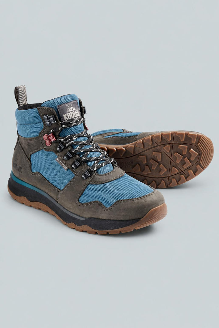 Mid Cut Skogan Waterproof - Grey/Teal - 12 - Boots