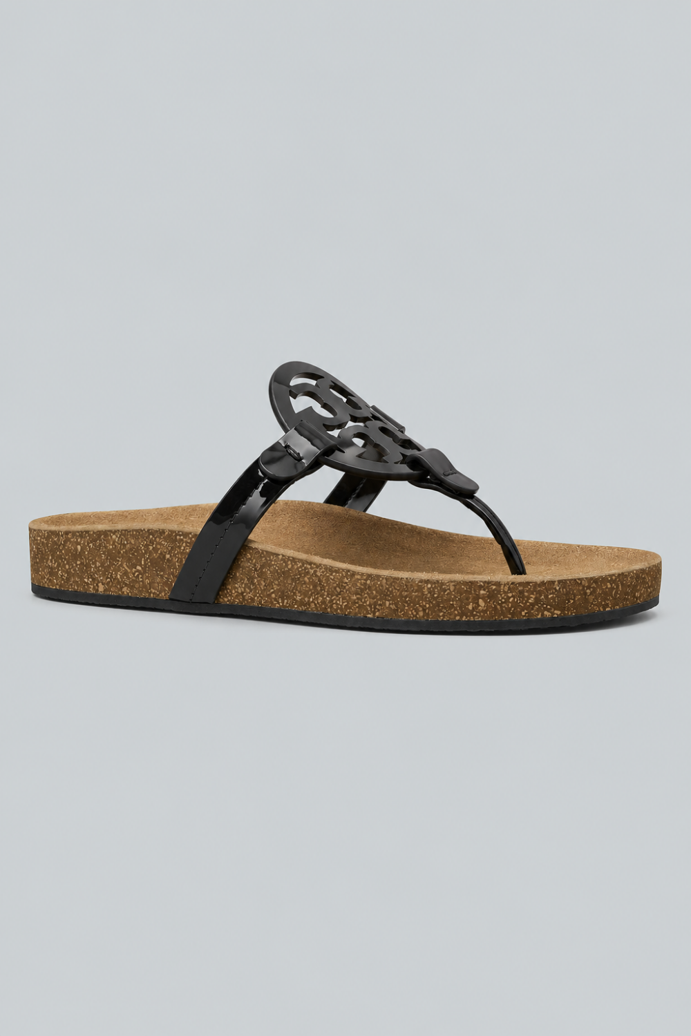 Miller Cloud Sandal - Perfect Black/ Natural - 9 - Sandal
