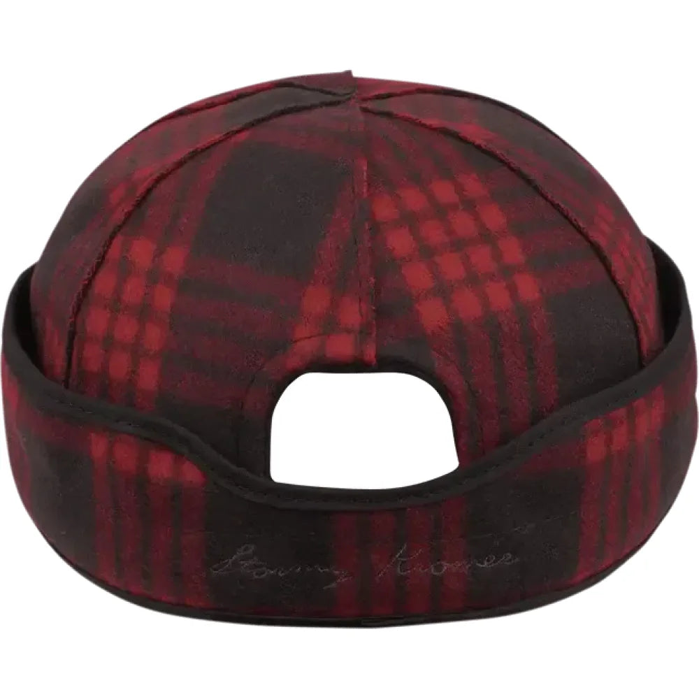 Millie Cap - Black/Red Tartan - FINAL SALE - Cap