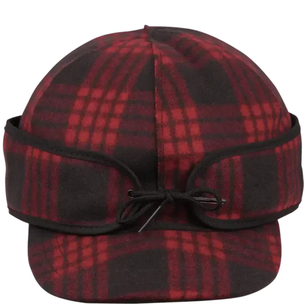 Millie Cap - Black/Red Tartan - FINAL SALE - Cap
