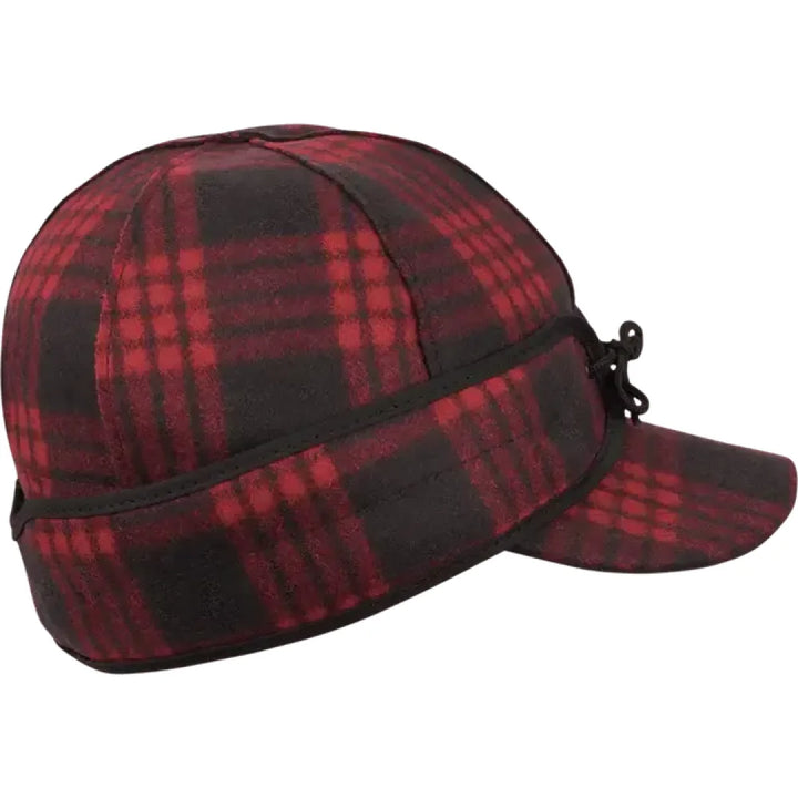 Millie Cap - Black/Red Tartan - FINAL SALE - Cap