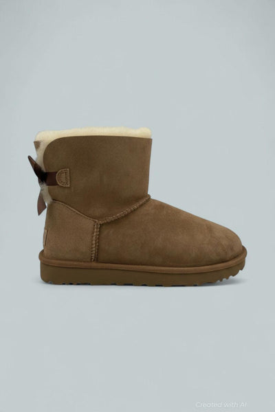 Mini Bailey Bow II Boots - Chestnut - 7 - Boots