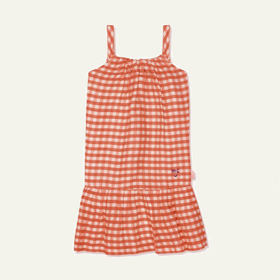 Misty Rose Linen Kid Dress - Natural/misty Rose - Dresses