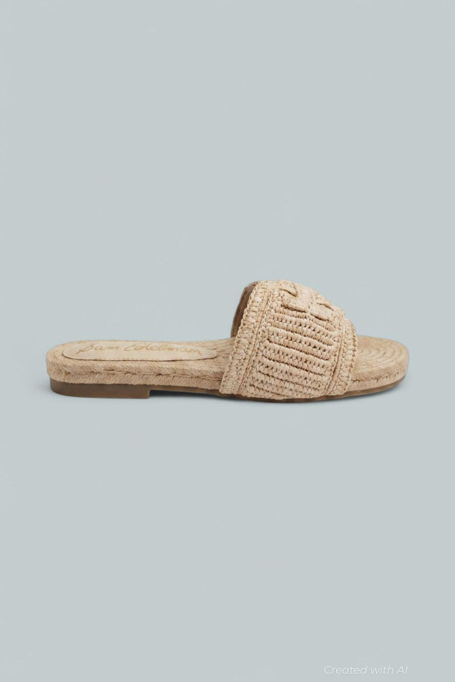 Miya Woven Slides - Natural - 8 - Sandals