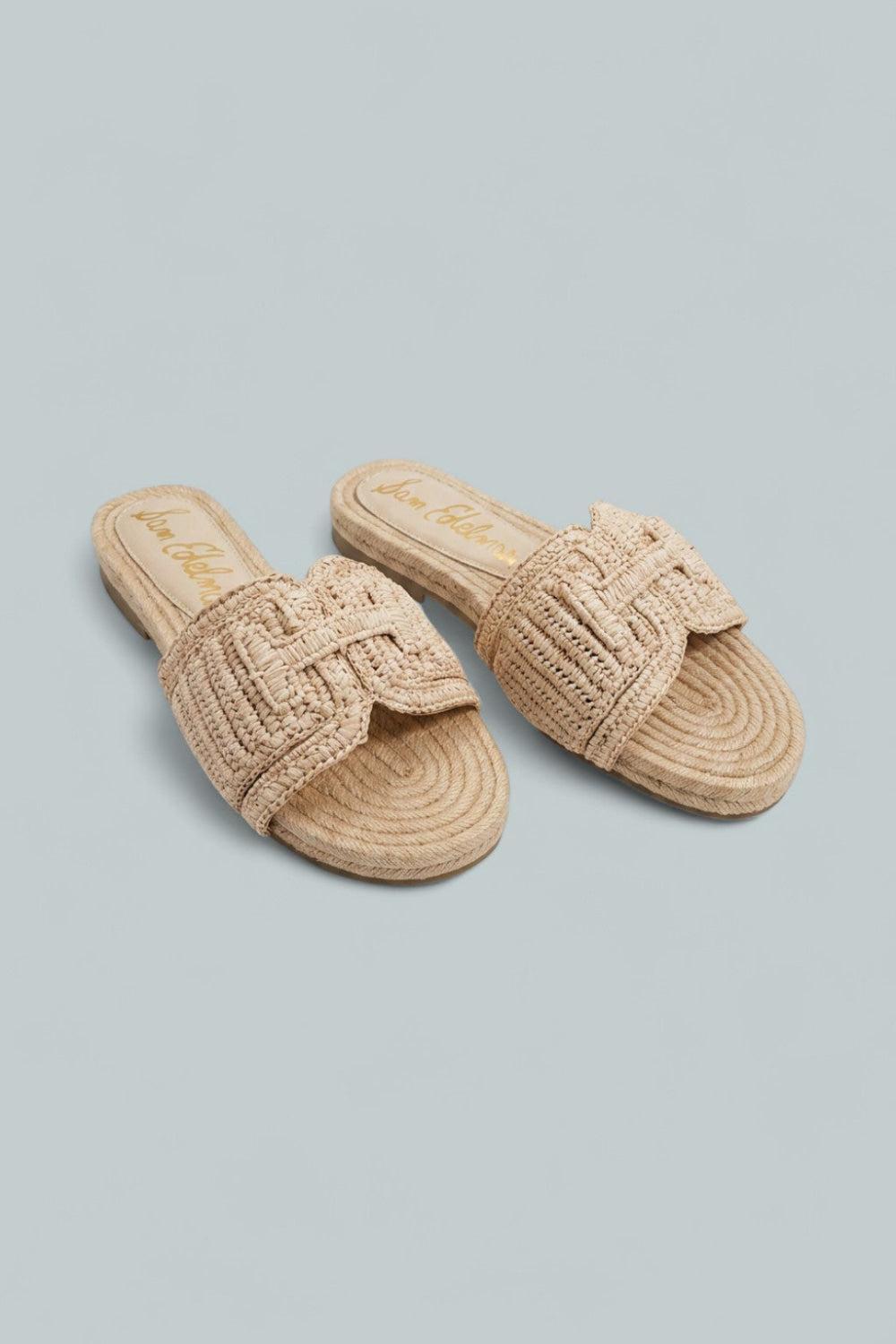 Miya Woven Slides - Natural - 8 - Sandals