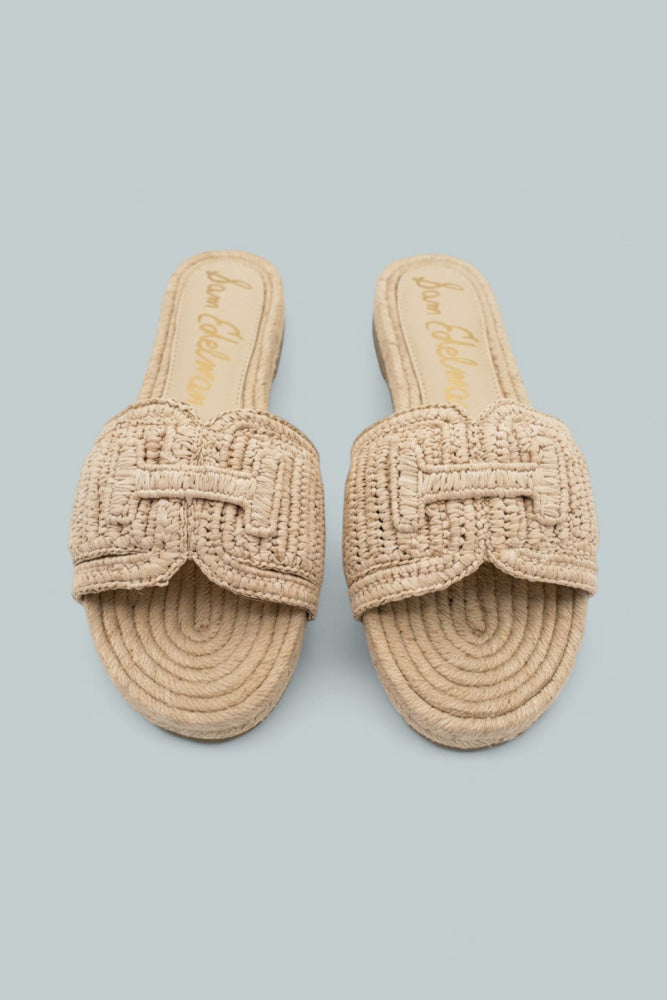 Miya Woven Slides - Natural - 8 - Sandals