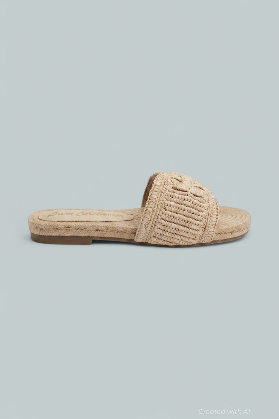 Miya Woven Slides - Natural - 8 - Sandals