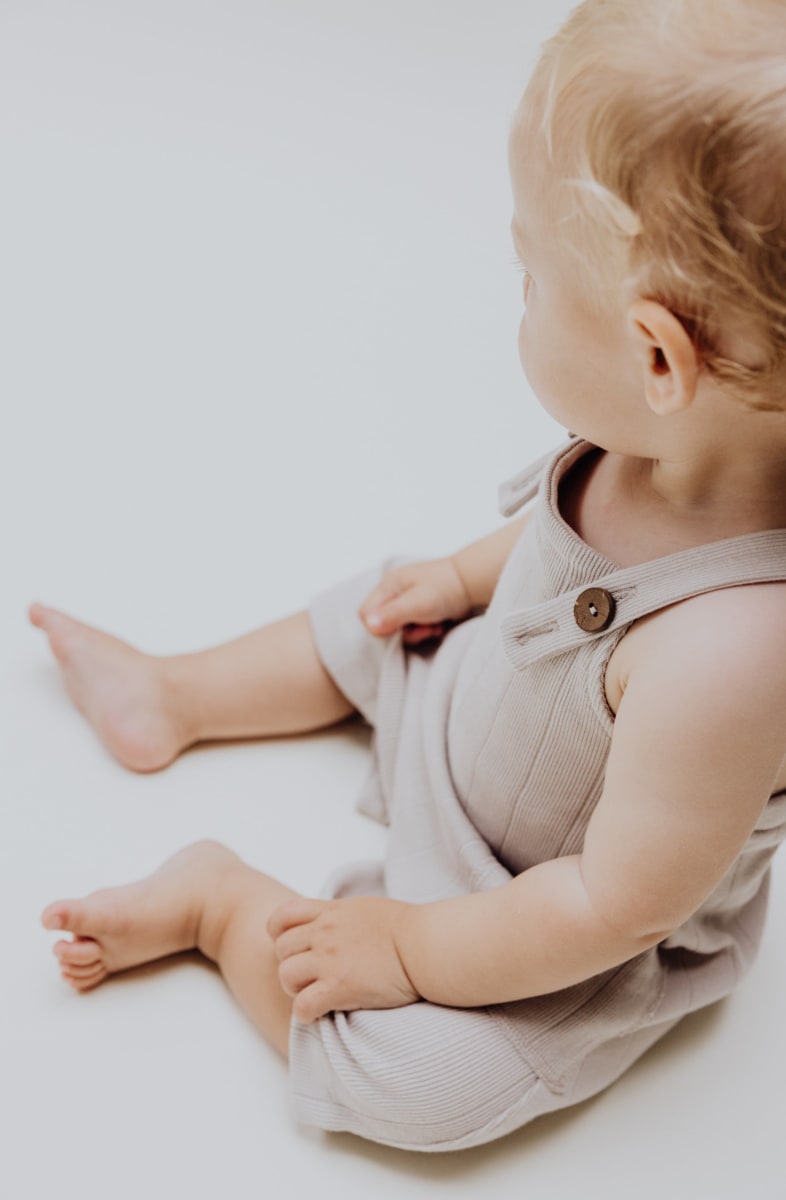 Rib Overalls - Stone