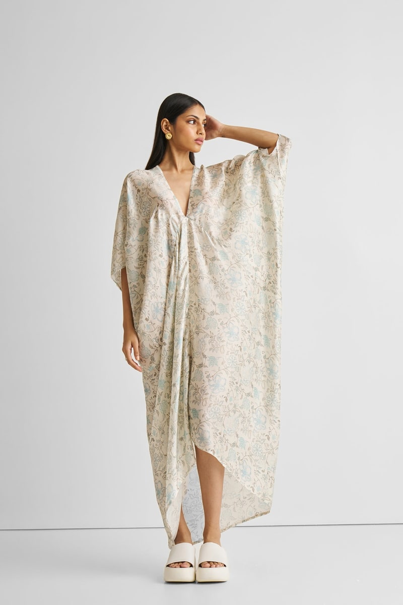 Silky Kaftan Dress - Lily Love