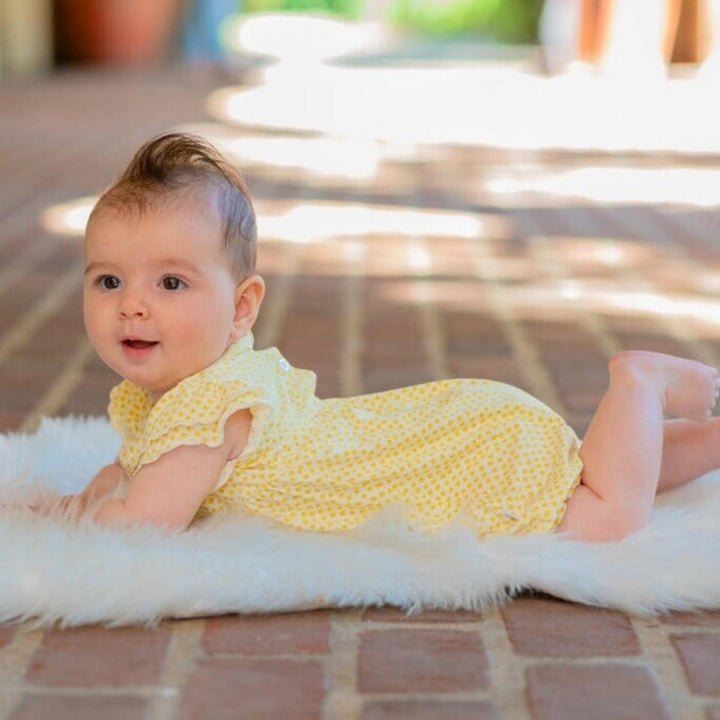 Ruffle Romper - Dandelion