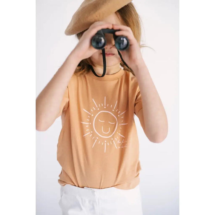 Future is Bright Kid’s Graphic T-Shirt - Toast