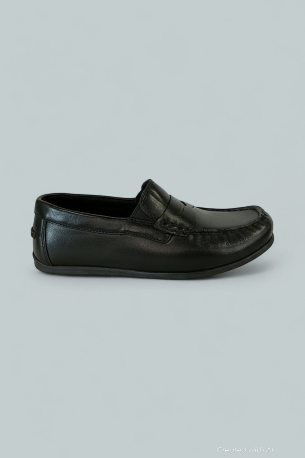 Moc Toe Penny Driver - Black - 5 BIG KID M - Loafers