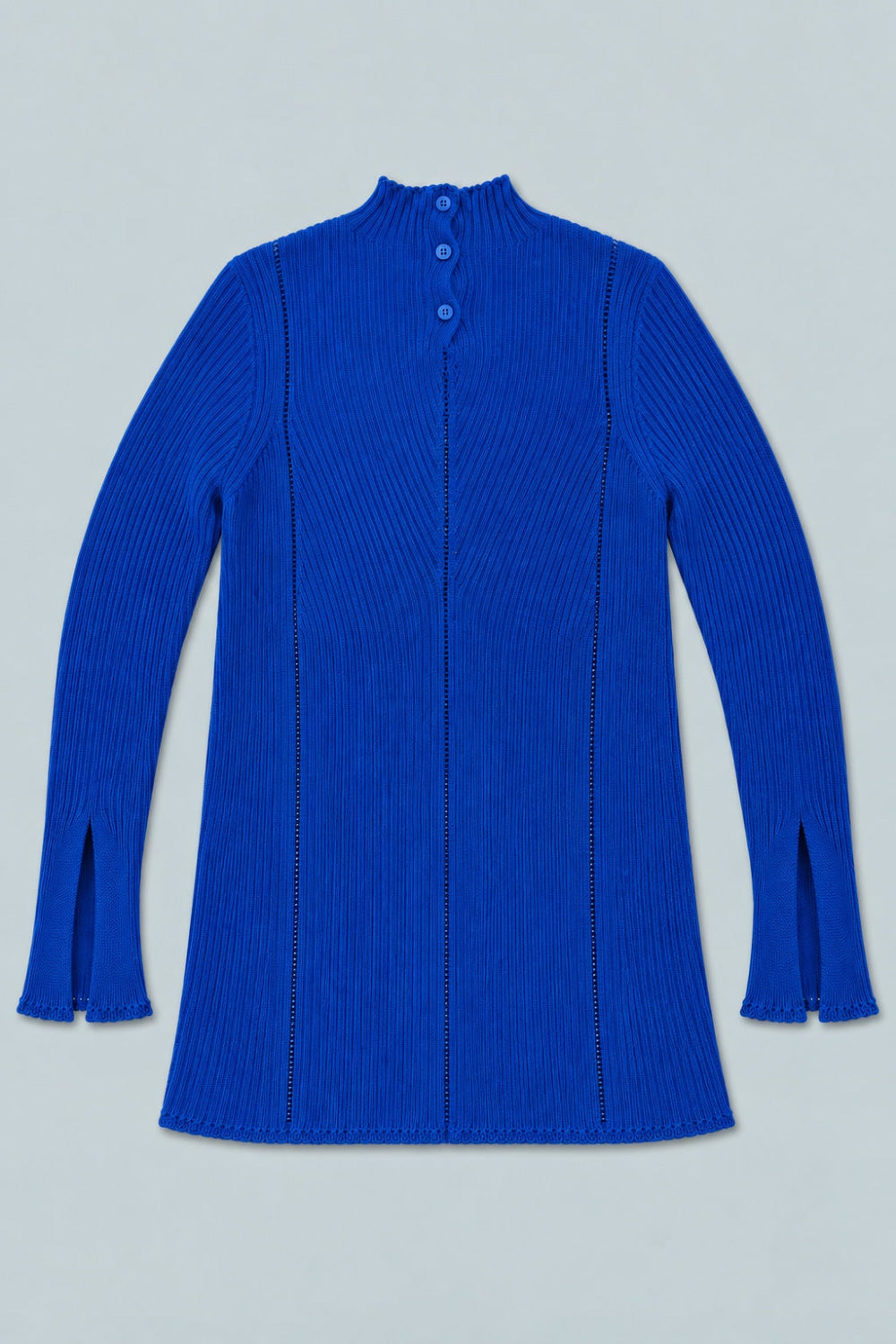Mock Neck Sweater - Cobalt - Sweater