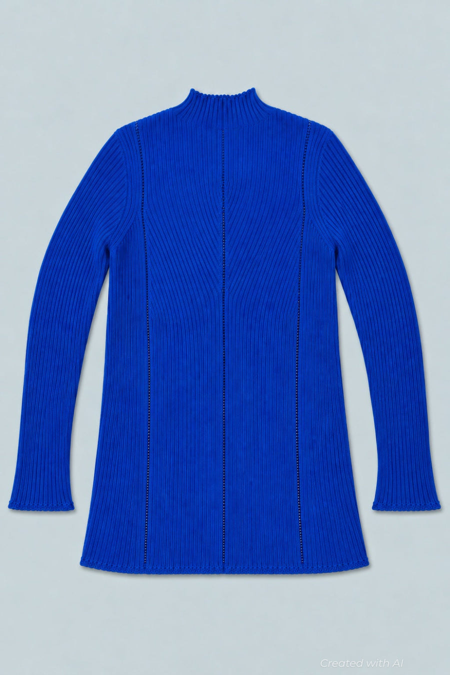 Mock Neck Sweater - Cobalt - Sweater