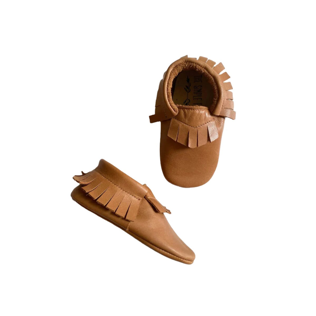 The Soft Sole Moccasin - Tan Shoes The Simple Folk 